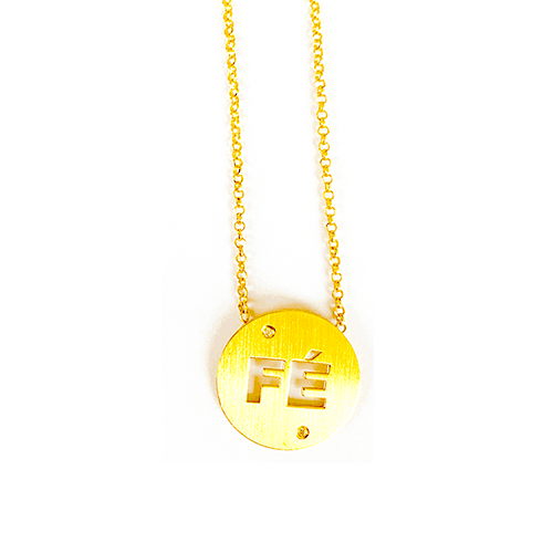 COLAR FÉ EM OURO AMARELO