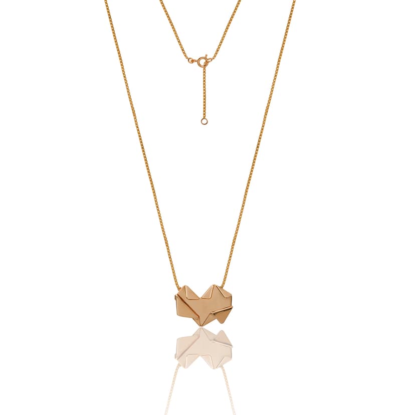 COLAR PETIT COEUR ROSE