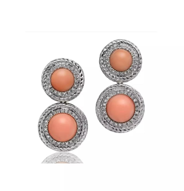 BRINCO DIAMANTE E CORAL