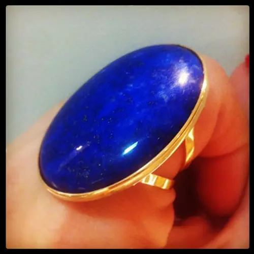 ANEL OVAL LAPIS LAZULI
