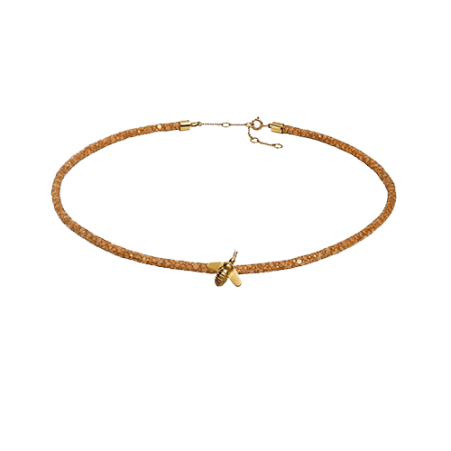 CHOKER DE PELE DE ARRAIA - BEE