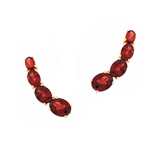 Ear Cuff Ouro Amarelo Rainbow - Granada