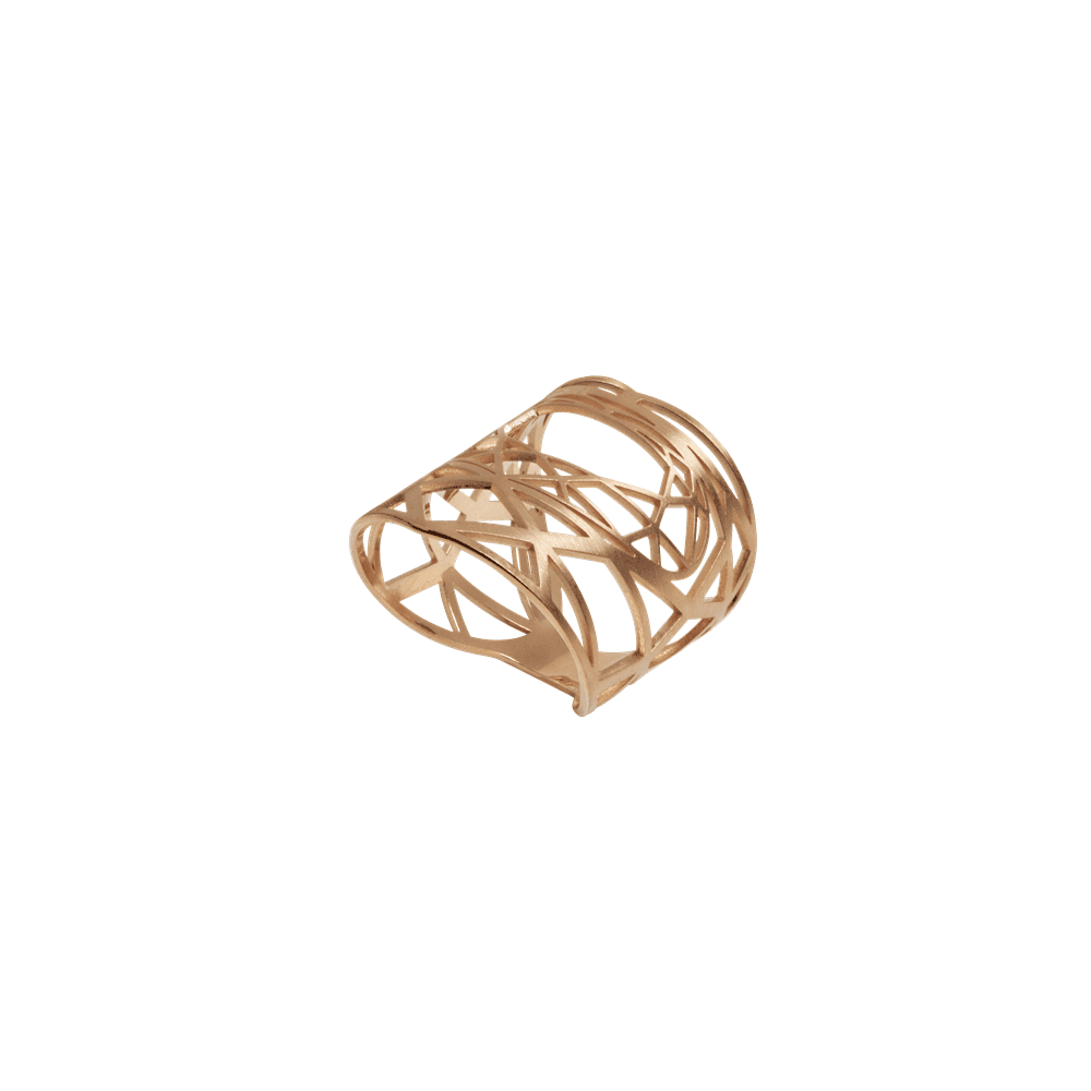 Anel Heart Ouro Rosa