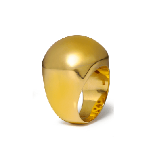 ANEL EM OURO AMARELO 18K.