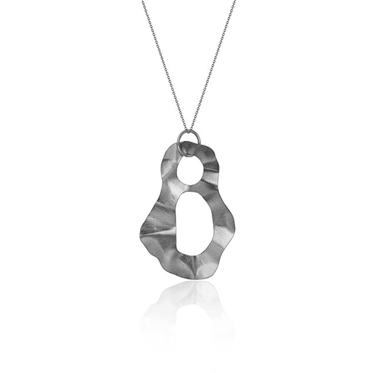 COLAR INSÓLITO EM OURO BRANCO 18K