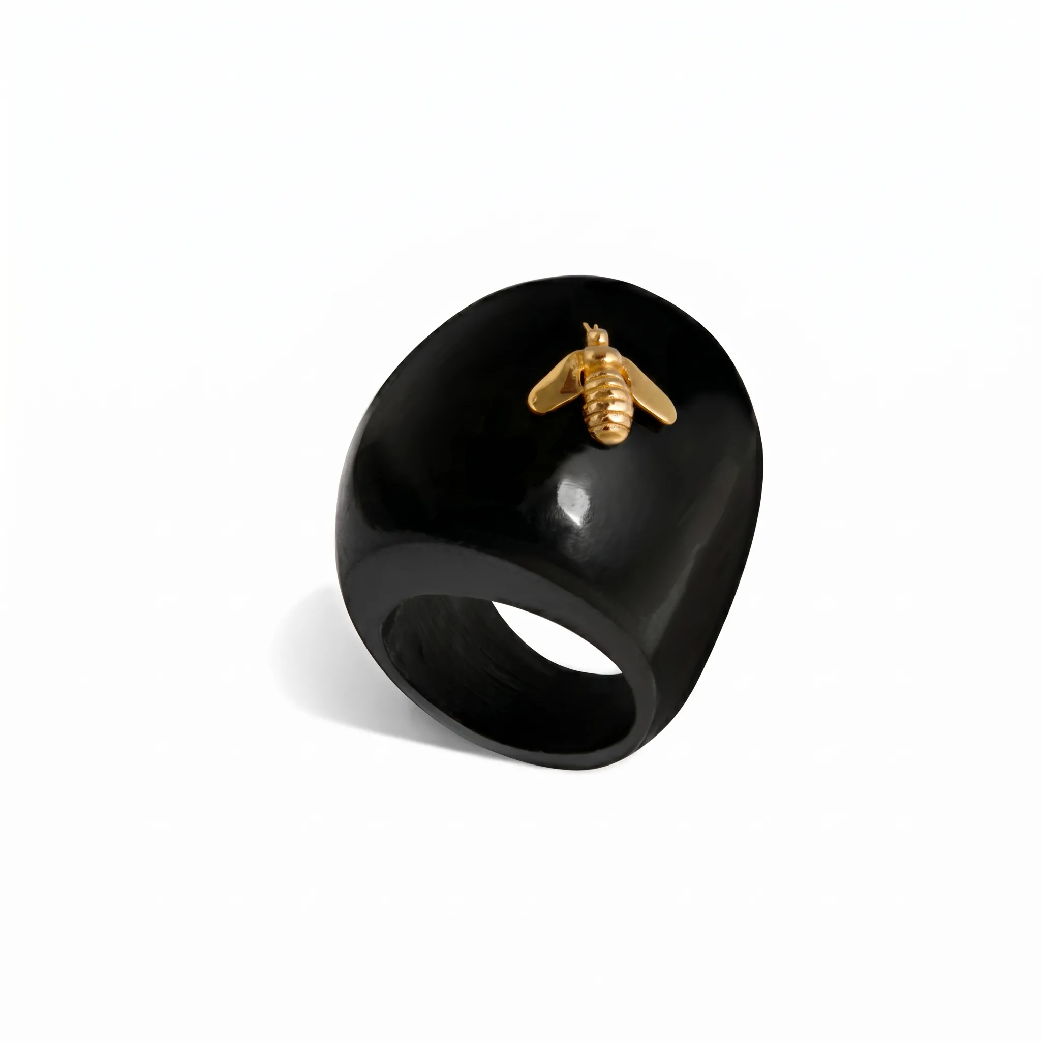Anel Bee de Abelhinha em Ouro 18K