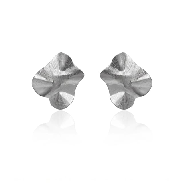 Brinco Sensitive Ouro Branco 18K - Insólito