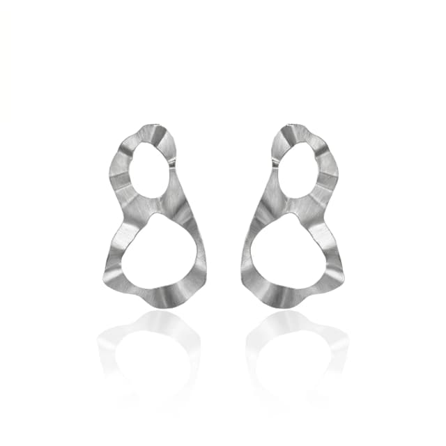 Aplique Vazado Insólito Ouro Branco 18K