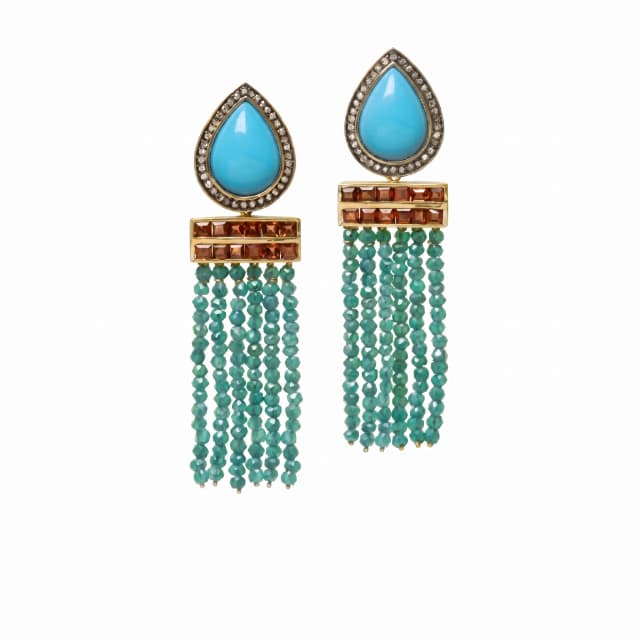 Brinco Turquesa Gipsy