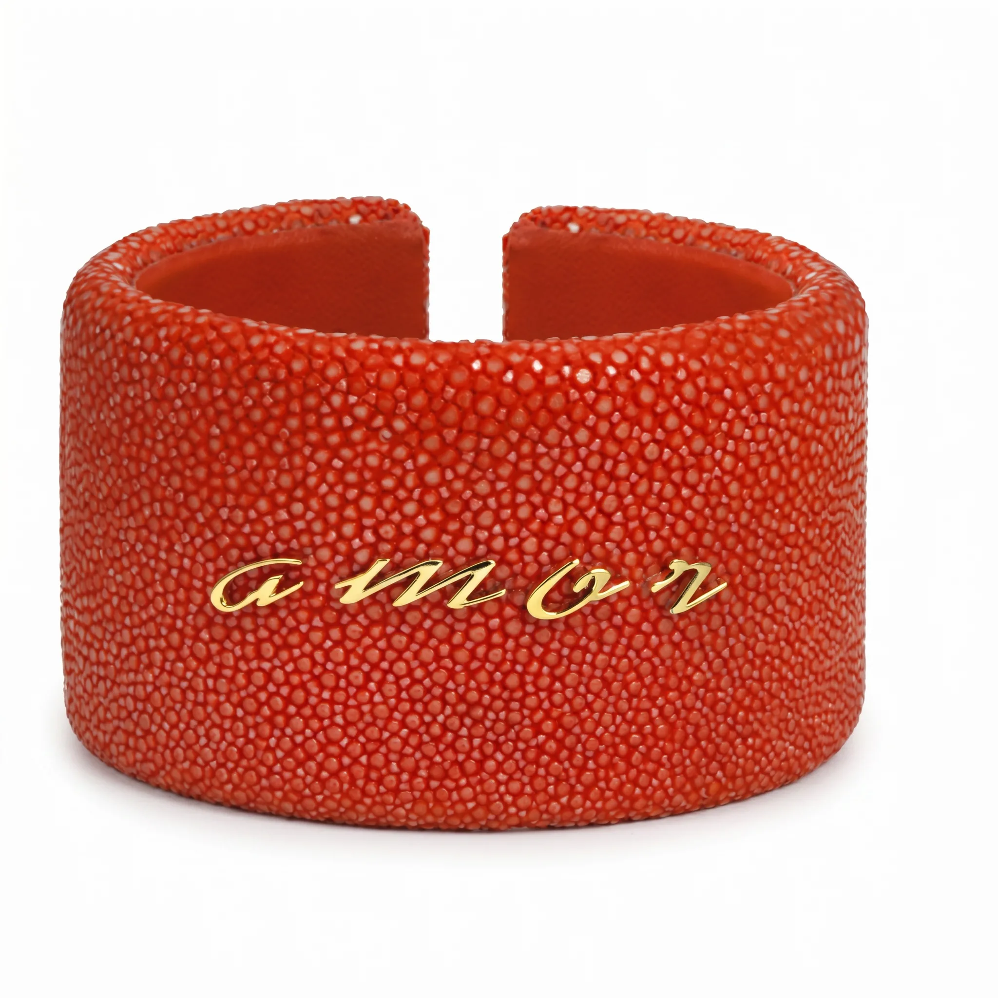Bracelete Amor em Galuchat e Ouro Amarelo 18K
