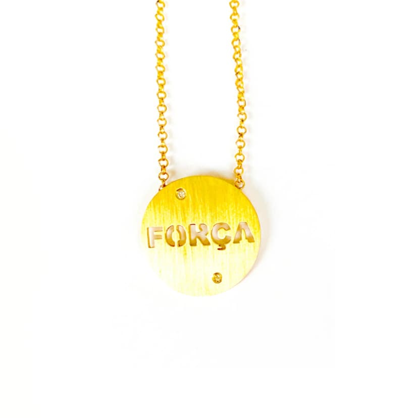 Colar Força em Ouro Amarelo