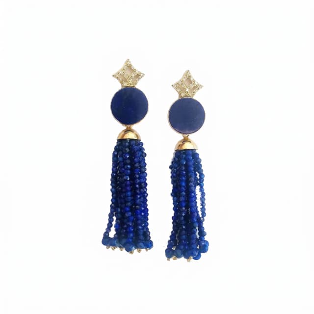 Brinco Lapis Lazuli