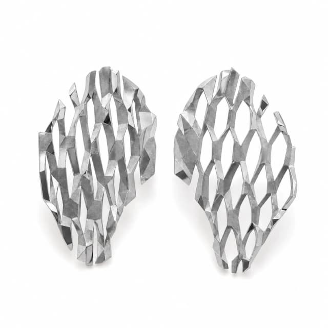 Brinco Favo - Honeycomb Ouro Branco